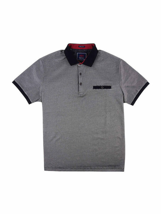 Polo Kurzarmbluse Gray
