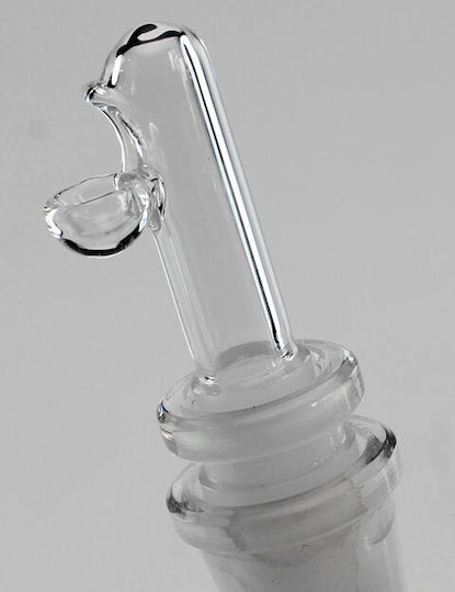 Black Leaf Bong 36cm Διάφανο