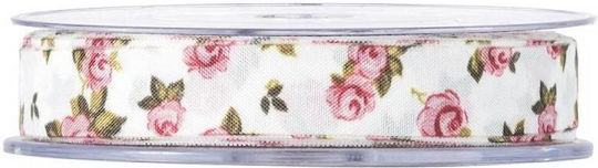 Kappa Decor material textil Panglică Floral Roz 25metri