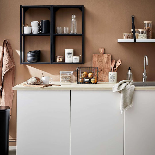Butlers Karlton Bros Ваза за Кафяв с капак Дърво White-Brown 1100мл