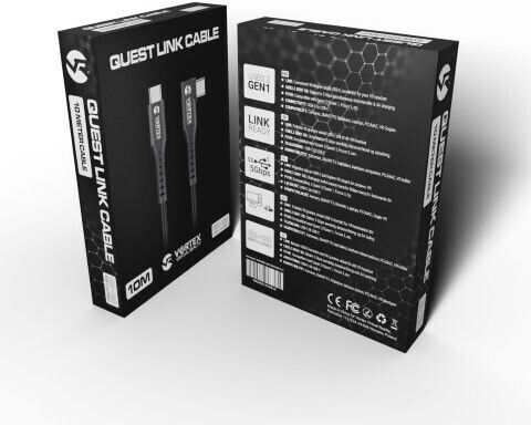 Meta Quest USB 2.0 Cable USB-C Male - USB-C Black 10m VVR.K10M1.LINK.CABLE.USB.C.3.2