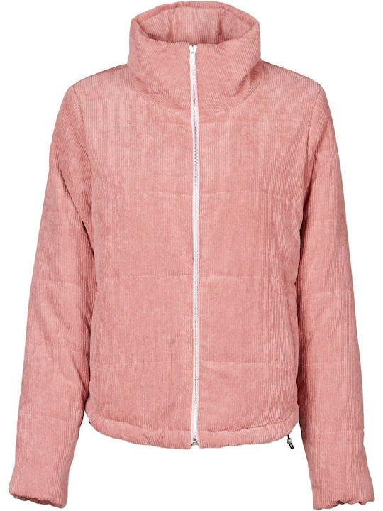 Nocho Kurzes Damen Puffer Jacken für Winter Rosa