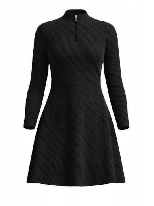 Hugo Boss Mini Kleid Schwarz