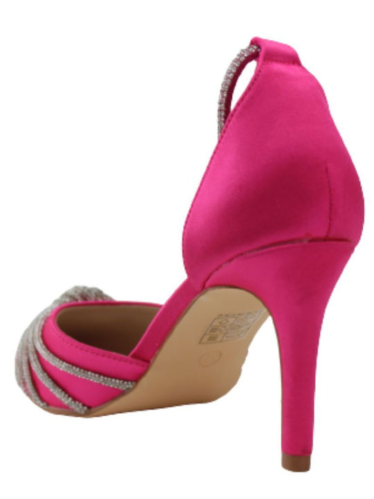 Alta Moda Pointed Toe Pink High Heels