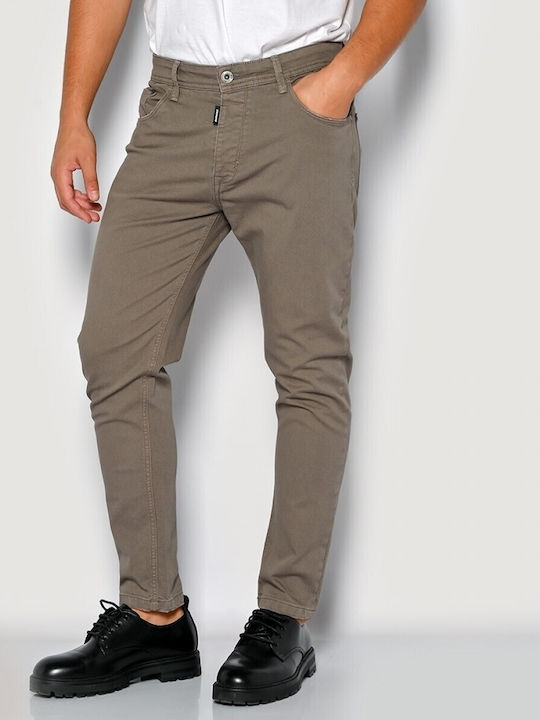 Brokers Jeans Men's Jeans Pants in Slim Fit Beige