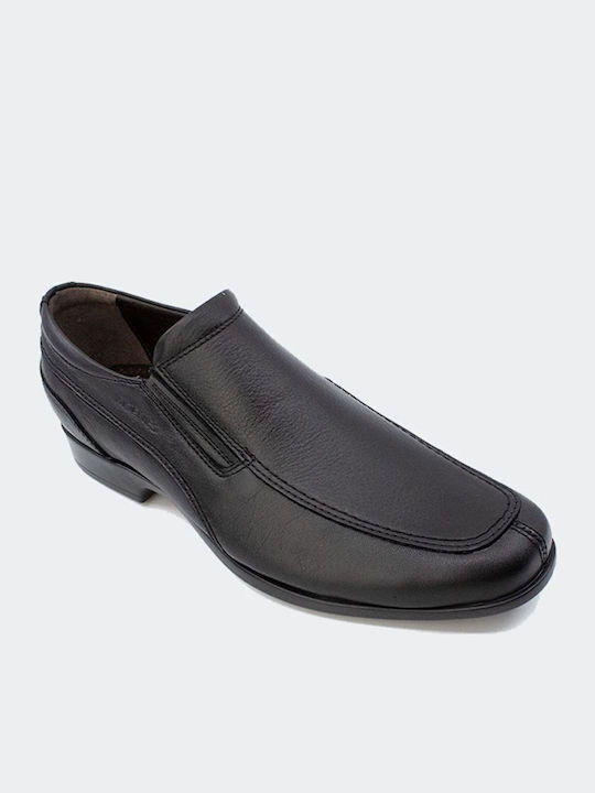Leder Herren Mokassins in Schwarz Farbe