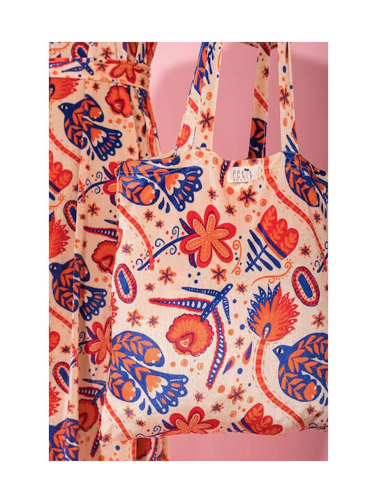 Petit Boutik Τσάντα για Ψώνια σε Μπεζ χρώμα