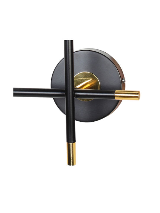 Globobox Lamp Wall Black 30x30x16cm Globobox Lamp Wall Black 30x30x16cm