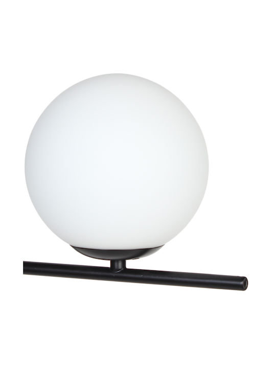 Globobox Lamp Wall with Socket E27 Black 19x19x15cm