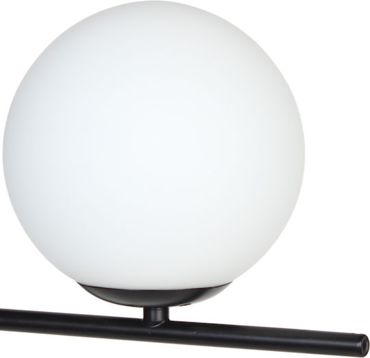 Globobox Lamp Wall with Socket E27 Black 19x19x15cm