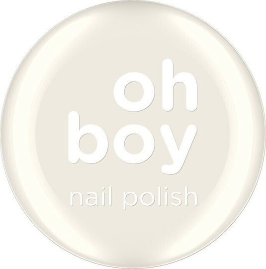 OhBoy Lac De Unghii Lucios Alb Perlat