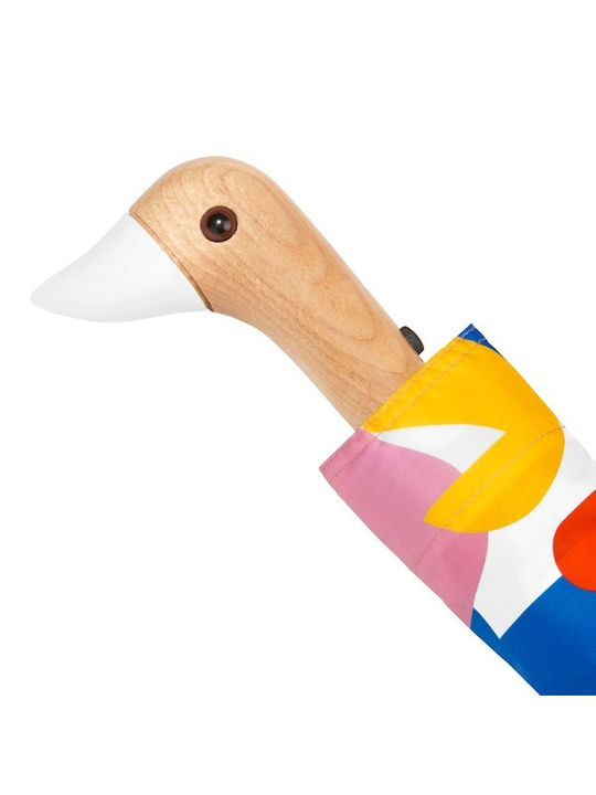 Original Duckhead Αντιανεμική Αυτόματη Ομπρέλα Βροχής Σπαστή Πολύχρωμη