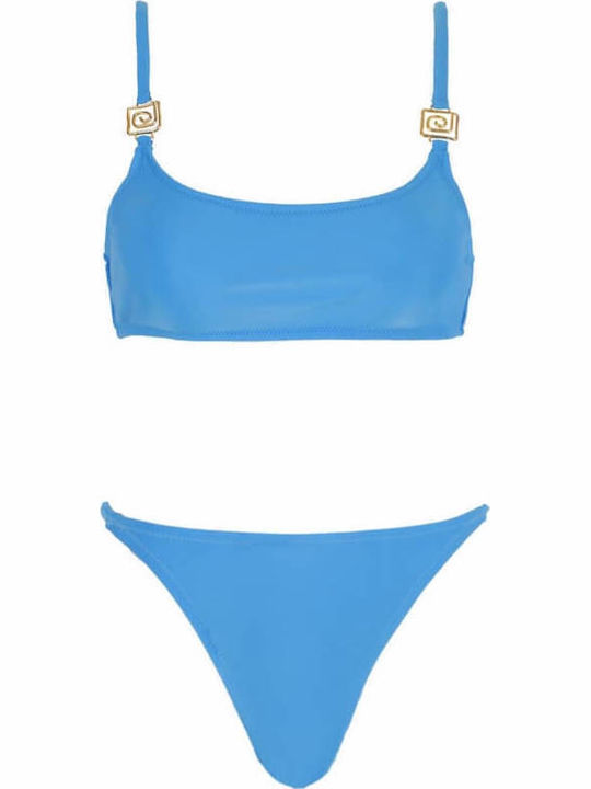 Gigi Set Bikini Τριγωνάκι Γαλαζιο