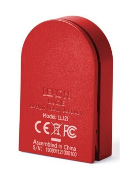Lexon Dekorative Lampe Rot