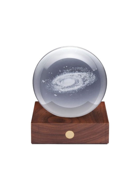 Gingko Διακοσμητικό Φωτιστικό Light LED Θερμό Λευκό Crystal Ball 8x3εκ.