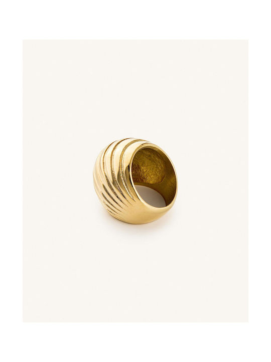 StanStefan Women's Gold Plated Steel Ring