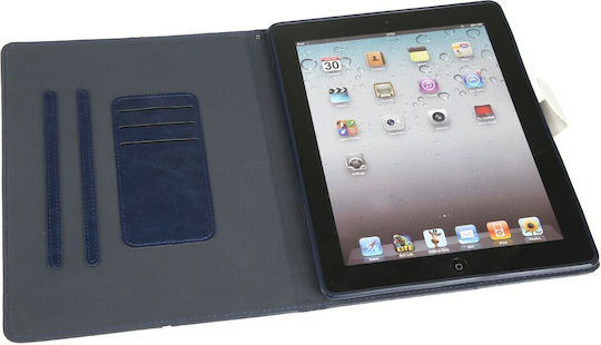 iPad 2 3 4 Flip Cover Blue (iPad 2017/2018 9.7")