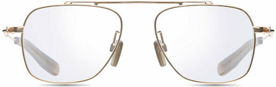Dita Men's Metal Prescription Eyeglass Frame Gold DLX105-02-53