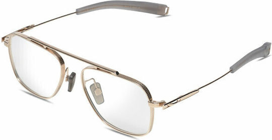 Dita Men's Metal Prescription Eyeglass Frame Gold DLX105-02-53