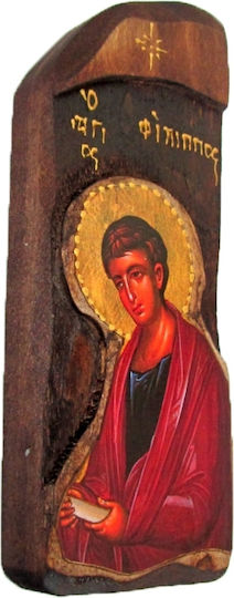 IconsGR Εικόνα Der Heilige Philipp Hölzernes