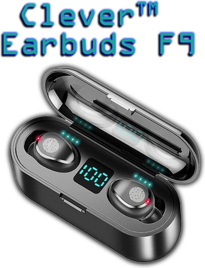 Clever Earbud Bluetooth Handsfree Căști cu Carcasă de Încărcare
