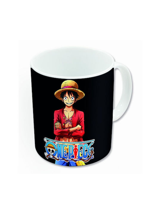 Stor One Piece Schimbare de căldură Cană Ceramică Neagră 325ml