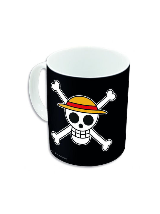 Stor One Piece Schimbare de căldură Cană Ceramică Neagră 325ml
