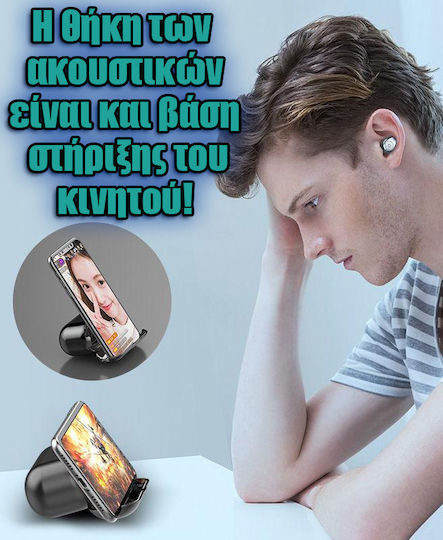 Clever Earbud Bluetooth Handsfree Căști cu Carcasă de Încărcare
