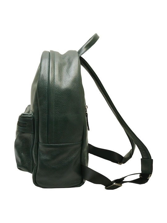 Δερμάτινα 100 Women's Leather Backpack Green