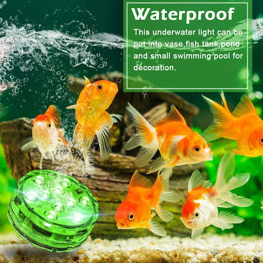 Rixme Submersible Pool Spotlight with Remote Control and Multicolour (RGB) Light 100316