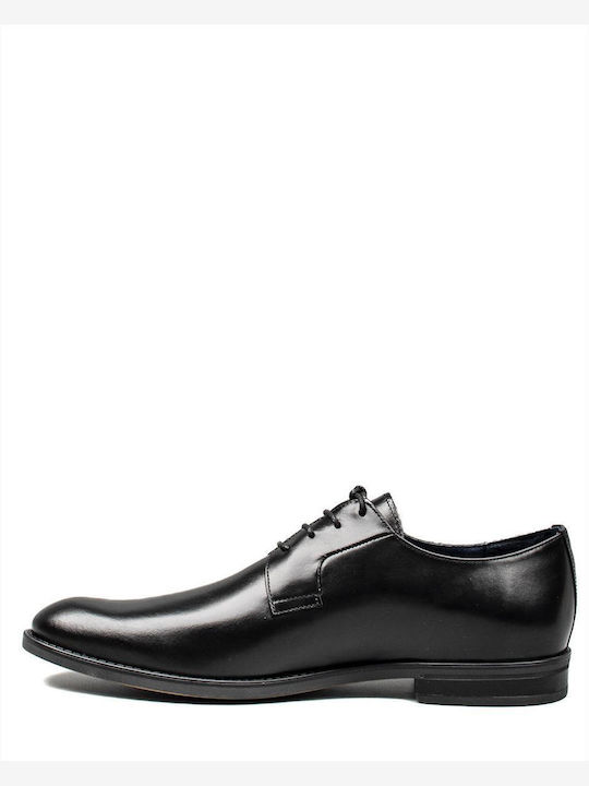 Damiani Leder Herren Freizeitschuhe Schwarz