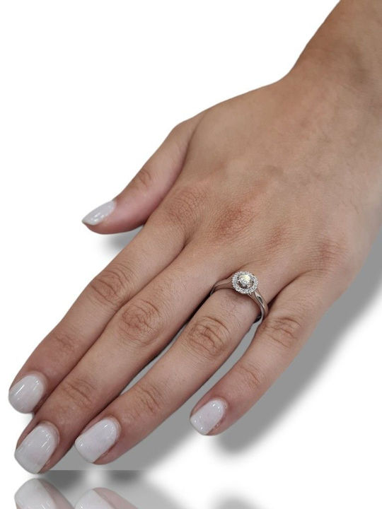 Mentzos Single Stone with Diamond