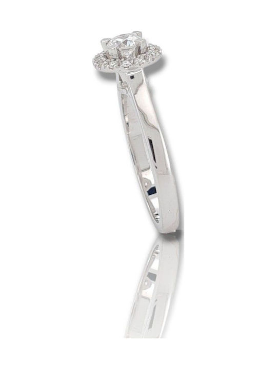 Mentzos Single Stone with Diamond