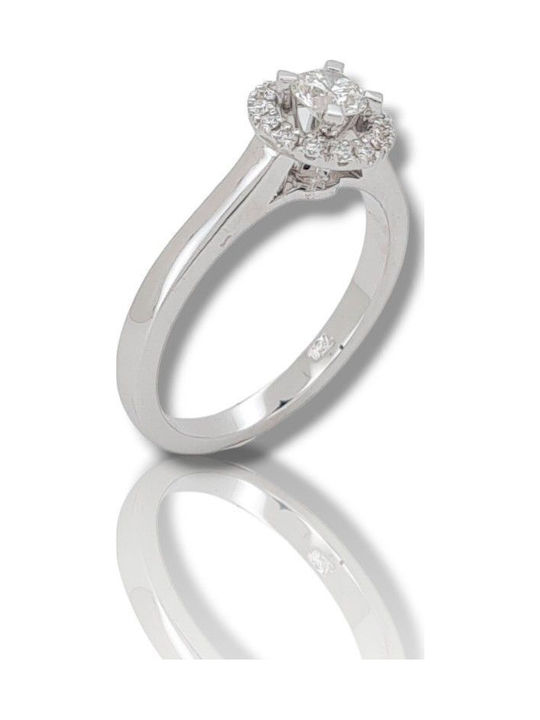 Mentzos Single Stone with Diamond