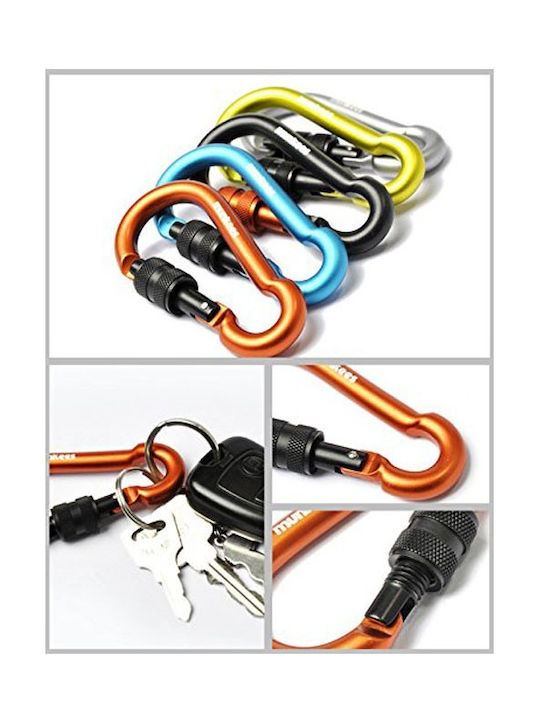 Munkees Keychain Metallic Burgundy