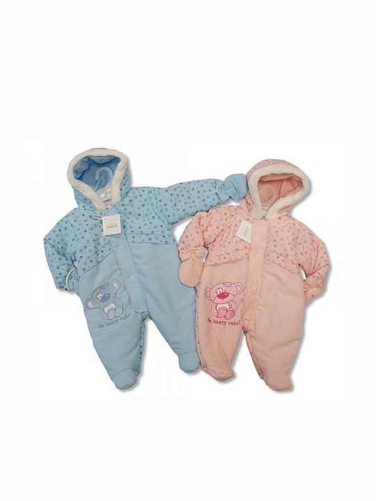 Nursery Time Baby Bodysuit Set for Outing Pink