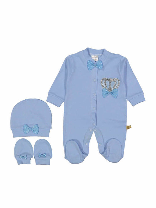 Annora Baby Baby Bodysuit Set Light Blue