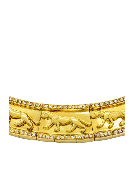 Savvas Design Set with Necklace , Earrings & Ring from Gold 18K