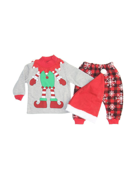 Pabbuc Baby Kids Set with Pants Winter 2pcs colorful