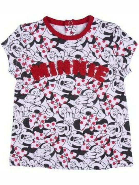 Kinderbekleidungsset mit Sommer-Shorts 2 Stück Rot Minnie