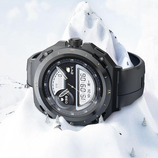 Hoco Y14 42mm Smartwatch (Negru)