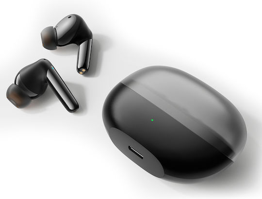 Joyroom JR-BB1 In ear Bluetooth хендсфри Слушалки с Кутийка за Зареждане Черен