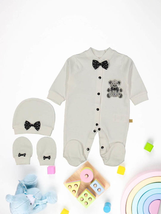 Annora Baby Baby Bodysuit Set White