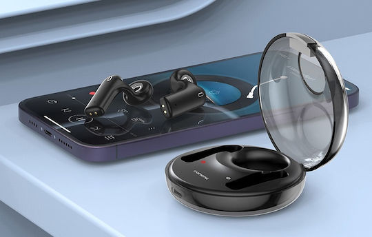 Foneng BL132 Open Ear Bluetooth Handsfree Căști cu Carcasă de Încărcare Negru