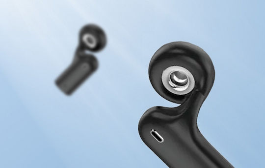 Foneng BL132 Open Ear Bluetooth Handsfree Căști cu Carcasă de Încărcare Negru