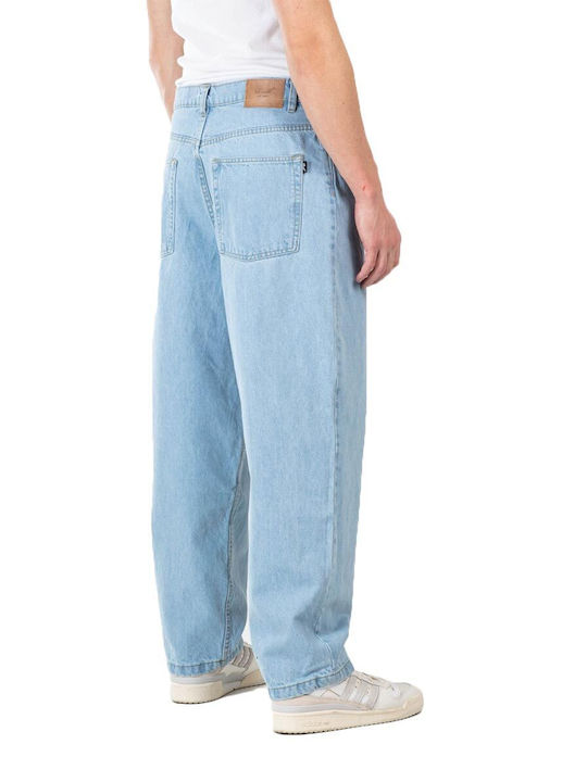 Reell Men's Jeans Pants in Baggy Line Blue