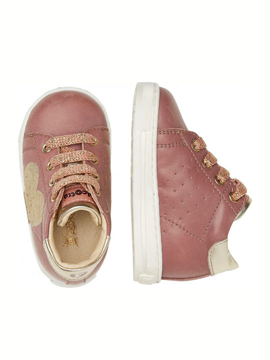 Heart Kids Sneakers High Anatomic Pink