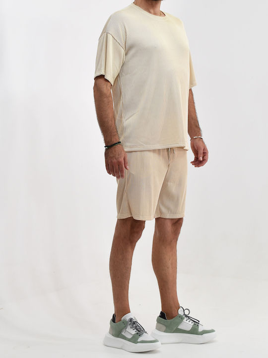 Aris Tsoubos Herrenshorts Beige