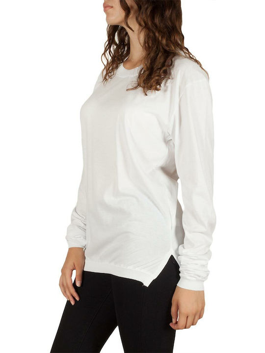 Paperinos Women's Blouse Cotton Long Sleeve White