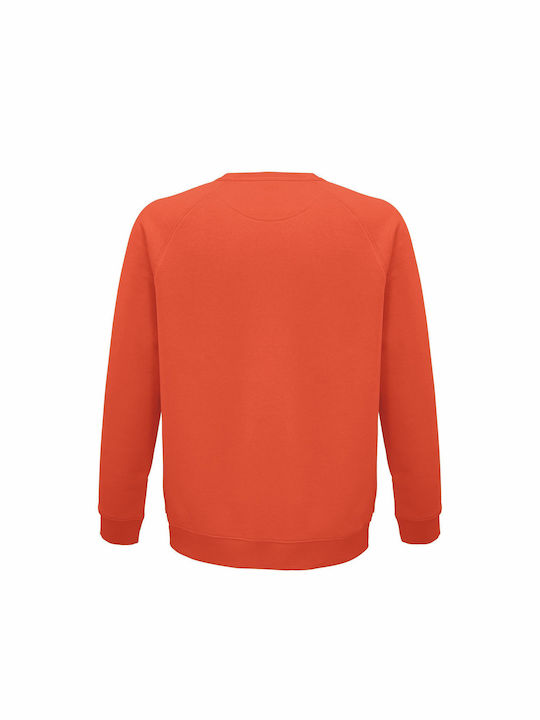 Unisex Sweatshirt, Bio "Rebel", Süßes Orange